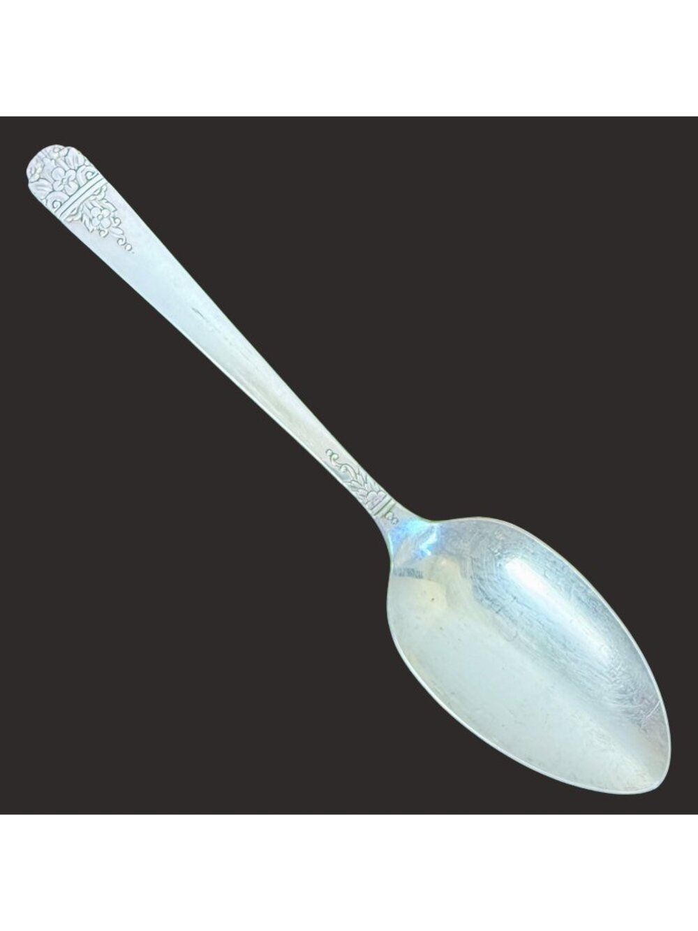 Vintage 1939 Oneida Homestead 8 1/4" Serving Spoon Simeon L George Rogers